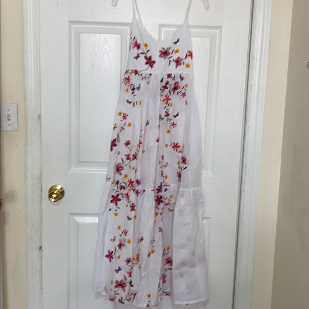 Sand & Sun flower and butterfly dress